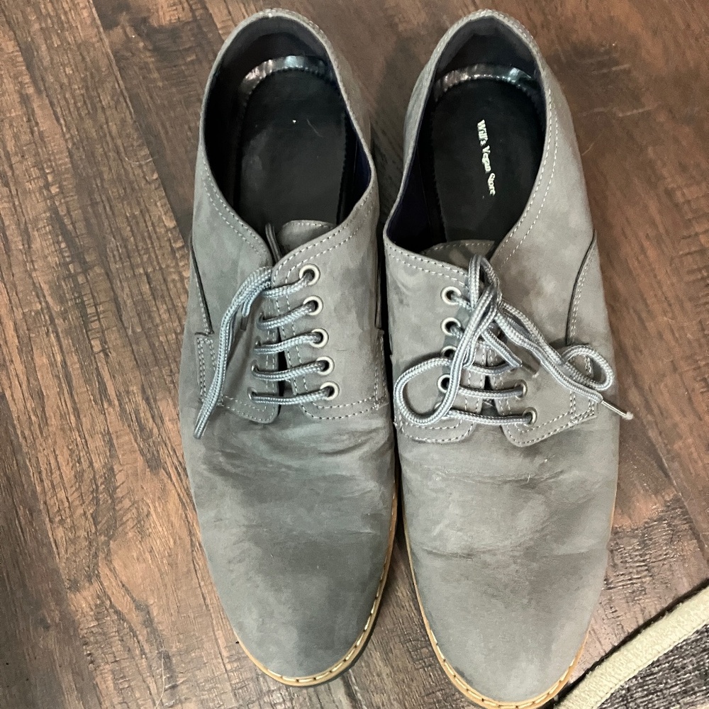 Men's Vegan Suede Dress Shoes